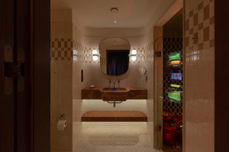 Scenography by Amélie Mckee, Heyse Ip and Melle Nieling for I Know I’m On Paradise Road, 2026. View 1.