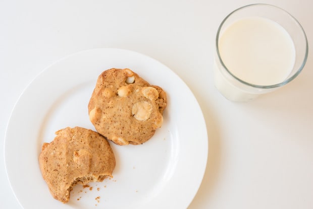 a cookie with a bite taken out