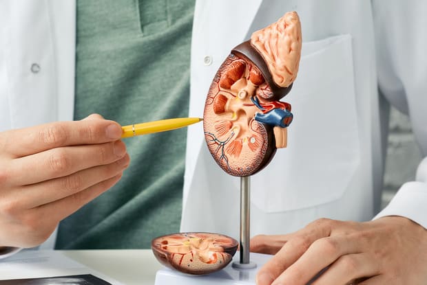 a model of a kidney