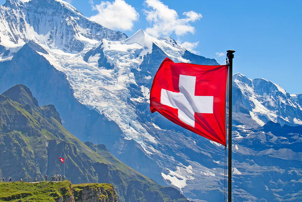 the flag of switzerland