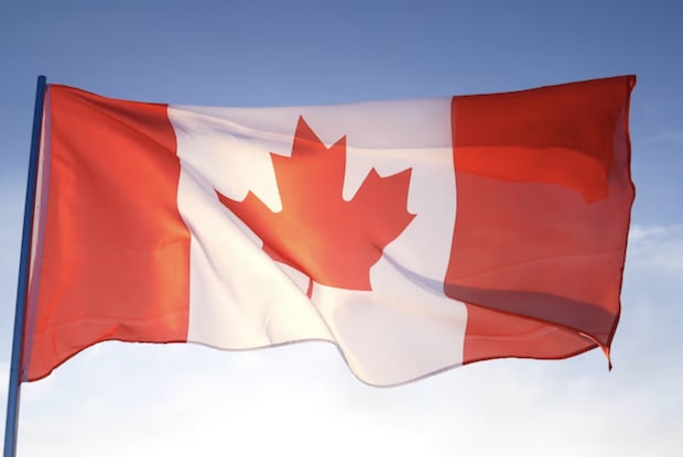 a canadian flag