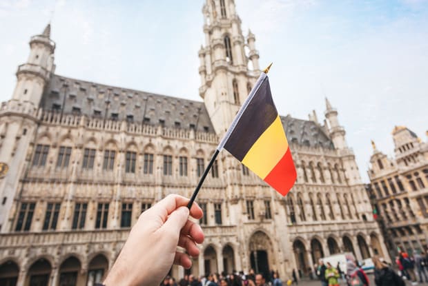 a flag of Belgium