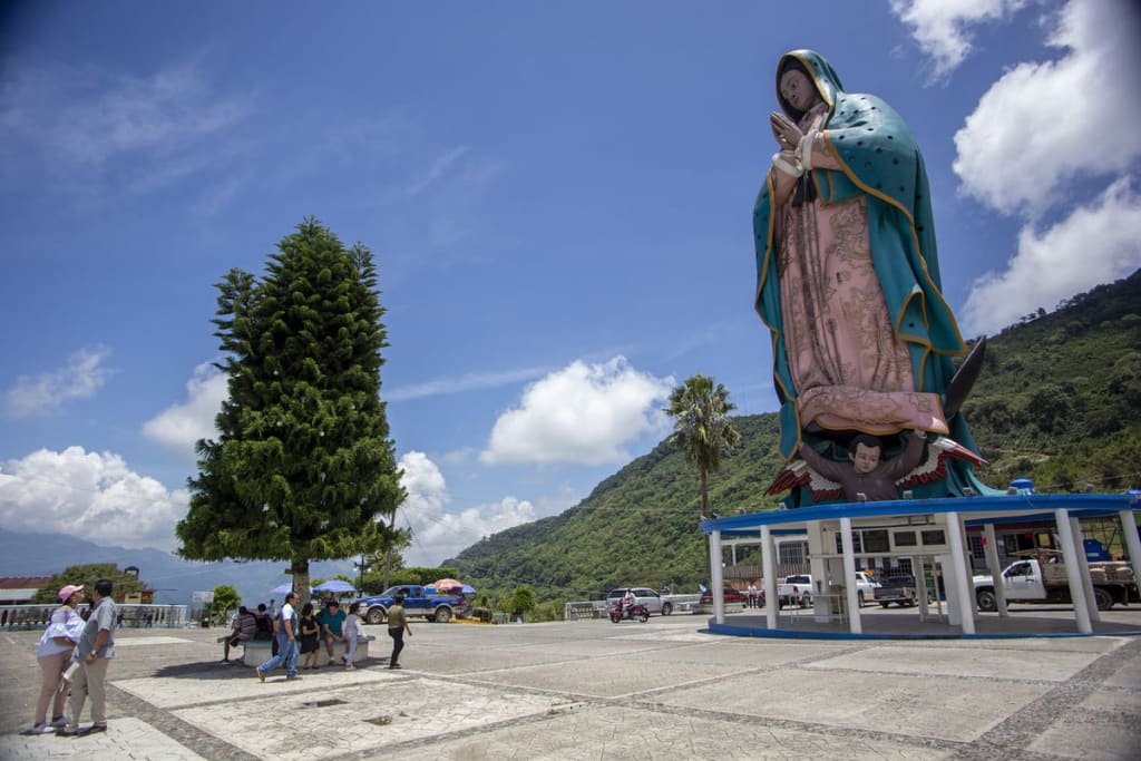 virgin monument