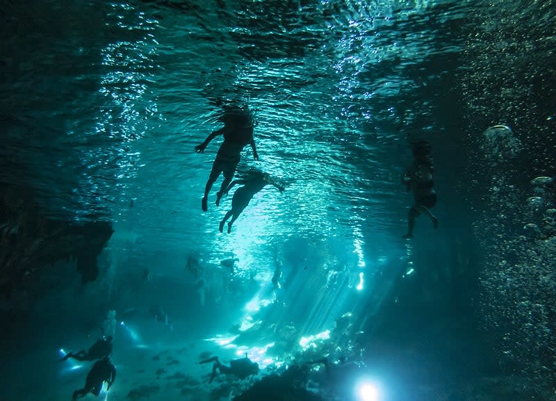 cenote dos ojos