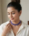 Indigo Bloom Choker — view 1