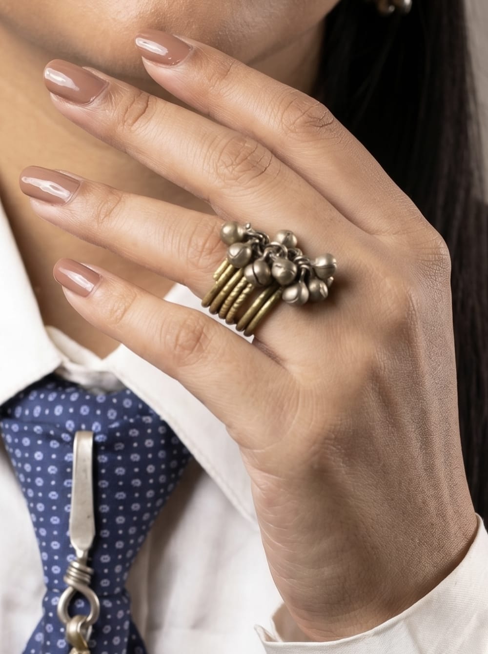 Spring Ghungroo Ring