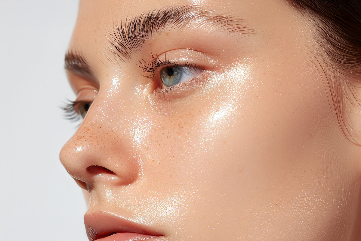 Regenerative PDGF facial treatment results
with glowing skin