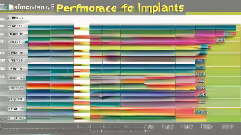 Web performance for implants