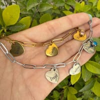 Brazalete de corazones - 4