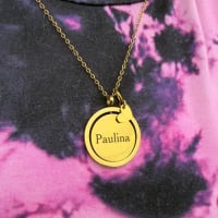 Collar giratorio con frase - 3