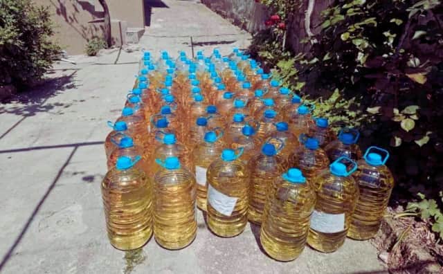 Bulgar Köyünde Polis Denetiminde 215 Litre Alkol Ele Geçirildi