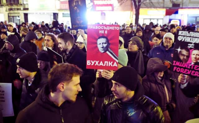 Sofya, Varna ve Filibe'deki protestolarda Başsavcı Vekili Sarafov'un istifası talep edildi