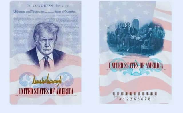 ABD'den Tartışmalı Hamle: Yeni Pasaportlarda Trump Portresi Yer Alacak