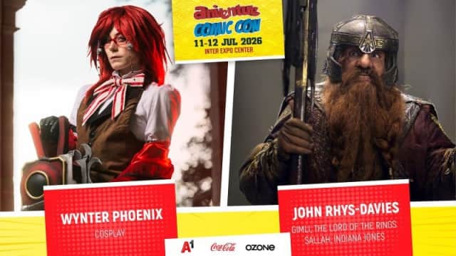 Aniventure Comic Con 2026, Efsanevi Oyuncu John Rhys-Davies'i Sofya'da Ağırlıyor