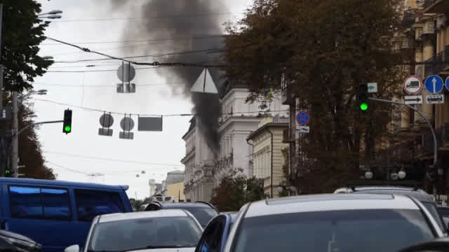 Kiev'de SBU Merkezine Rus İHA Saldırısı: Çok Sayıda Yaralı Var