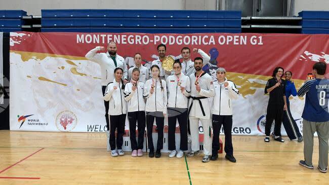 Bulgaristan Taekwondo Milli Takımı Podgorica Open'da Fırtına Gibi Esti: 3 Altın Madalya