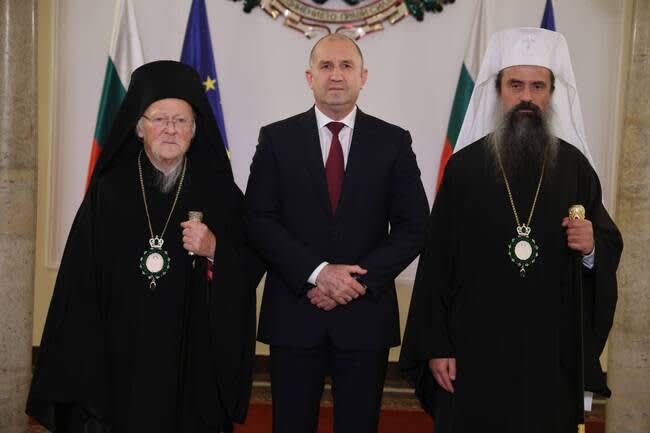 Başbakan Radev, Ekümenik Patrik Bartholomeos ile Bir Araya Geldi