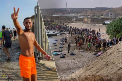 İspanya'nın Kuzey Afrika'daki Kalesi Ceuta'da Büyük Göç Krizi: Sınırda Askeri Alarm