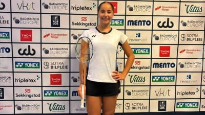 Milli Badmintoncu Maria Popov, Avrupa 15 Yaş Altı Şampiyonası'nda Gümüş Madalya Kazandı