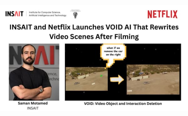 Bulgaristan'ın INSAIT Enstitüsü ve Netflix'ten Devrim Yaratan Yapay Zeka: Videolardan Nesneleri Silip Gerçekliği Yeniden İnşa Ediyor
