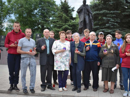 Акция «Свеча памяти» в Борисоглебском районе