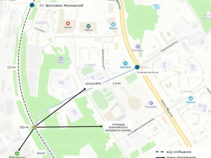 В Ярославле начинают ремонтировать дорогу к станции наземного метро