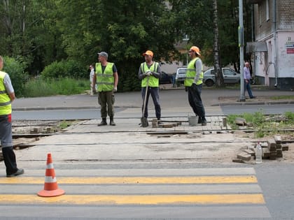 На улице Чкалова в Ярославле отремонтировали переход