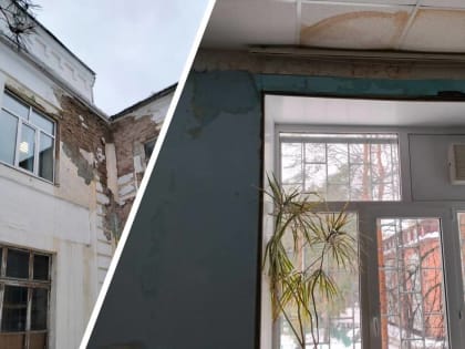 В ярославской школе течет крыша
