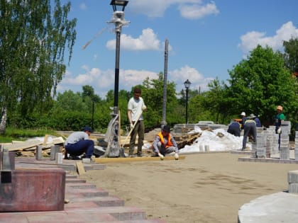 Благоустройство парка Победы