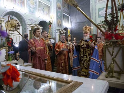 В КАЗАНСКОМ ЖЕНСКОМ МОНАСТЫРЕ СОВЕРШЕНО ВСЕНОЩНОЕ БДЕНИЕ В КАНУН ПАМЯТИ СВЯТИТЕЛЯ АГАФАНГЕЛА