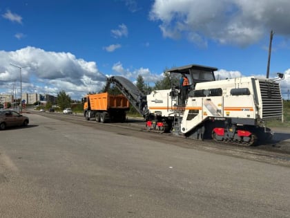 Идет ремонт проспекта 50-летия Победы в Тутаеве