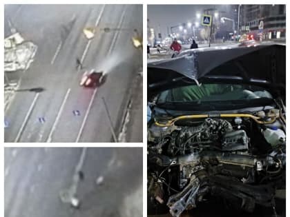 В Ярославле машина едва не сбила трех пешеходов на проспекте Фрунзе