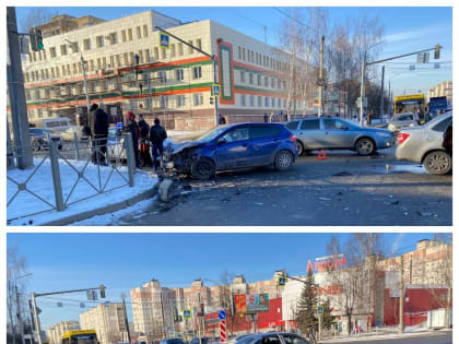 В ДТП с учебной машиной в Ярославле пострадали два человека