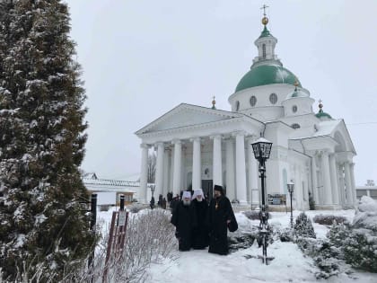 СОБОРНОЕ АРХИЕРЕЙСКОЕ БОГОСЛУЖЕНИЕ В СПАСО-ЯКОВЛЕВСКОМ МОНАСТЫРЕ