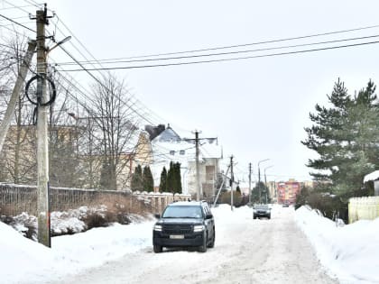 В Заволжском районе Ярославля обновили фонари уличного освещения