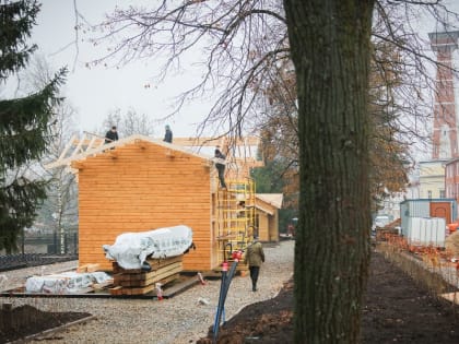 В Рыбинске на Бульварной строят стилизованный ресторан