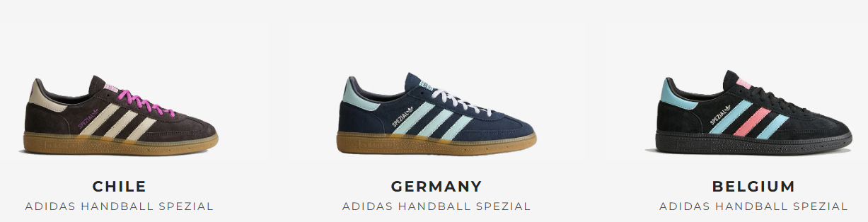 Adidas Handball Spezial Federation Pack — Germany, Japan và Chile là 3 trong số những đôi đẹp nhất bộ sưu tập 3
