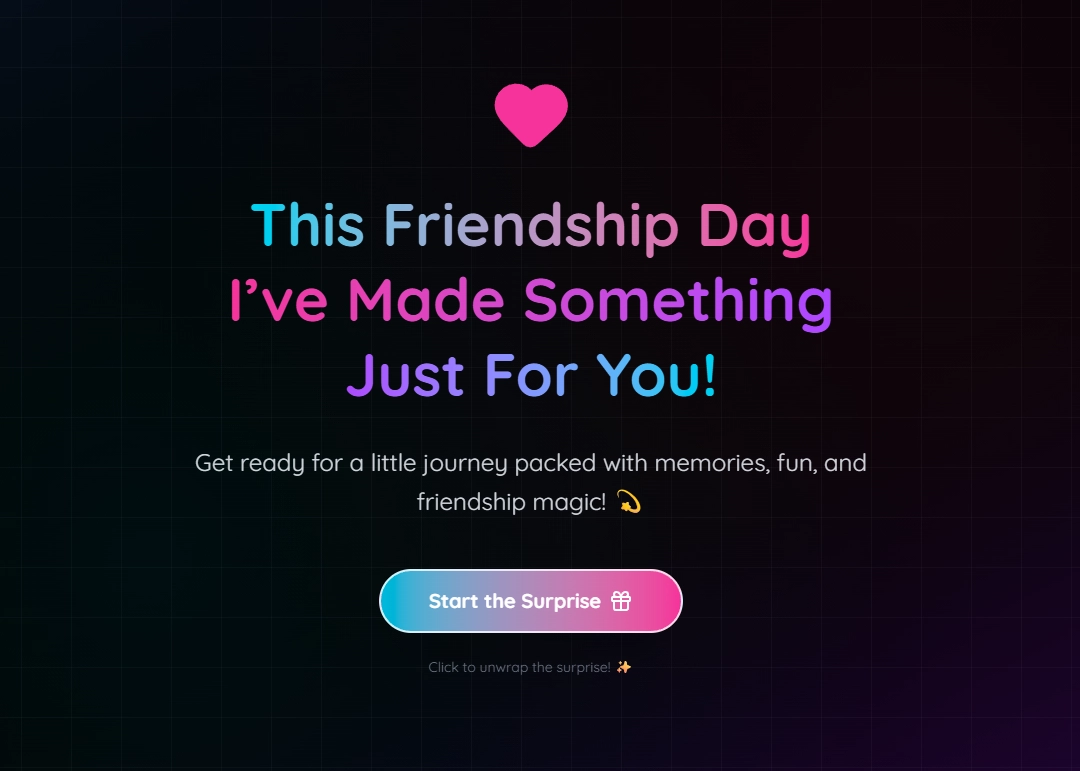 Friendship Day Website