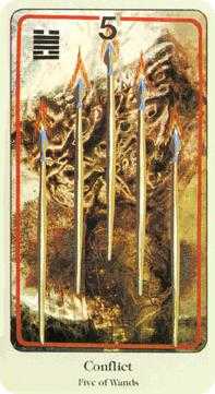 Five of Wands