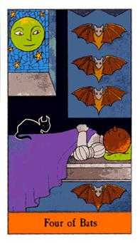 Four of Bats (Swords)