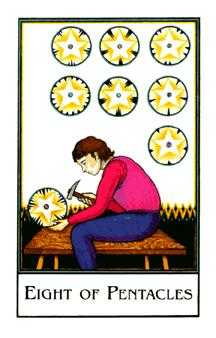 Eight of Pentacles (Coins)
