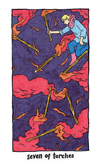 Seven of Torches (Wands)