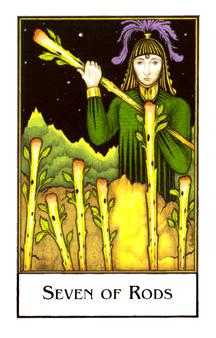 Seven of Rods (Wands)