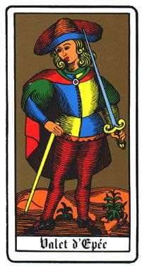 Valet of Swords