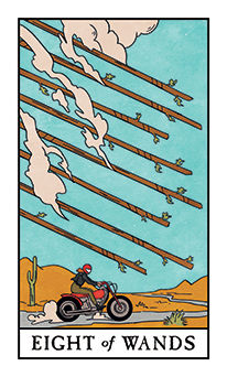 Eight of Wands