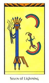 Seven of Lightening (Wands)