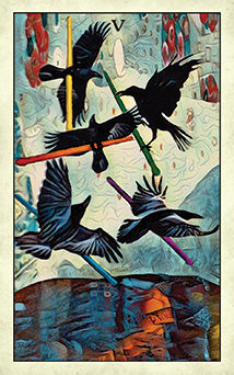 Five of Wands