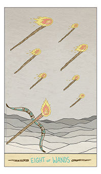 Eight of Wands