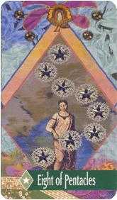 Eight of Pentacles (Coins)