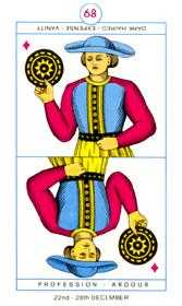 Page of Diamonds (Coins)